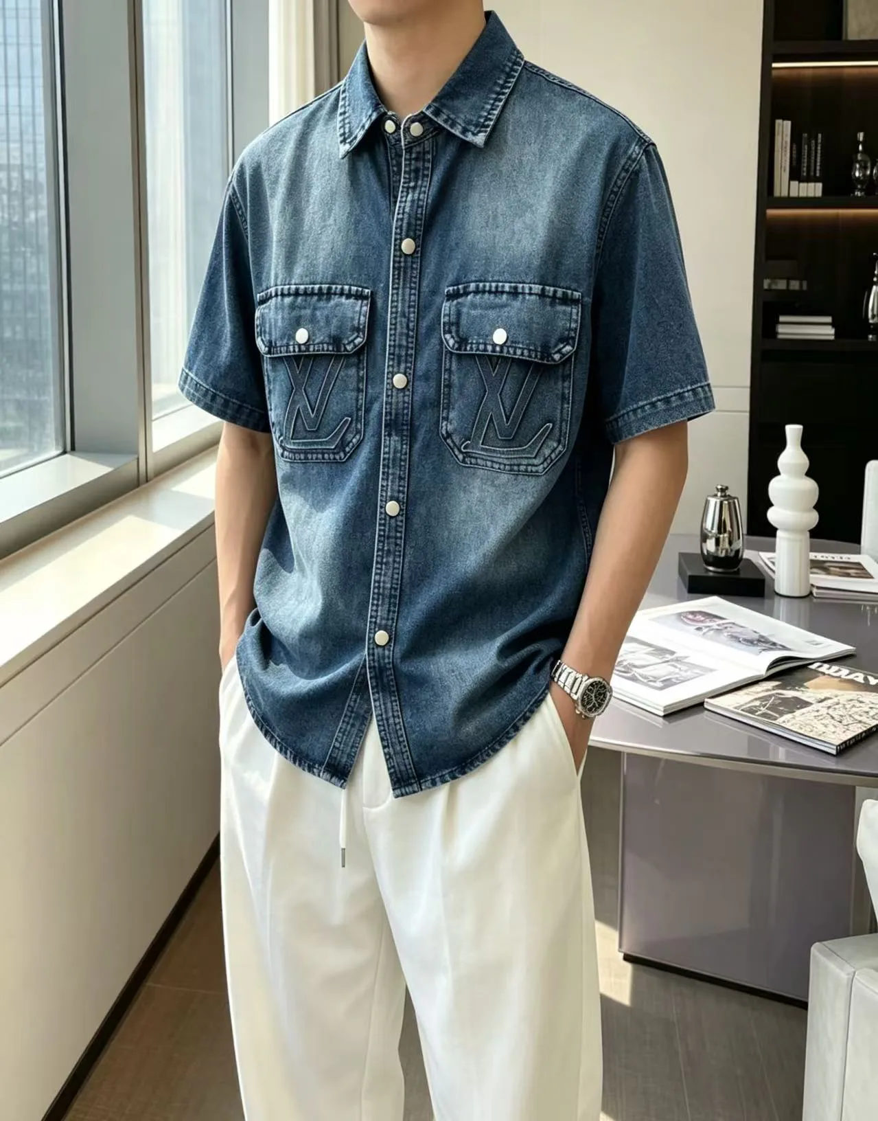 Men's Shirts LOUIS VUITTON 17343756