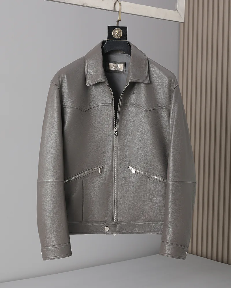 Men's Leather Jackets And Sheepskin Coats HERMES 18298778