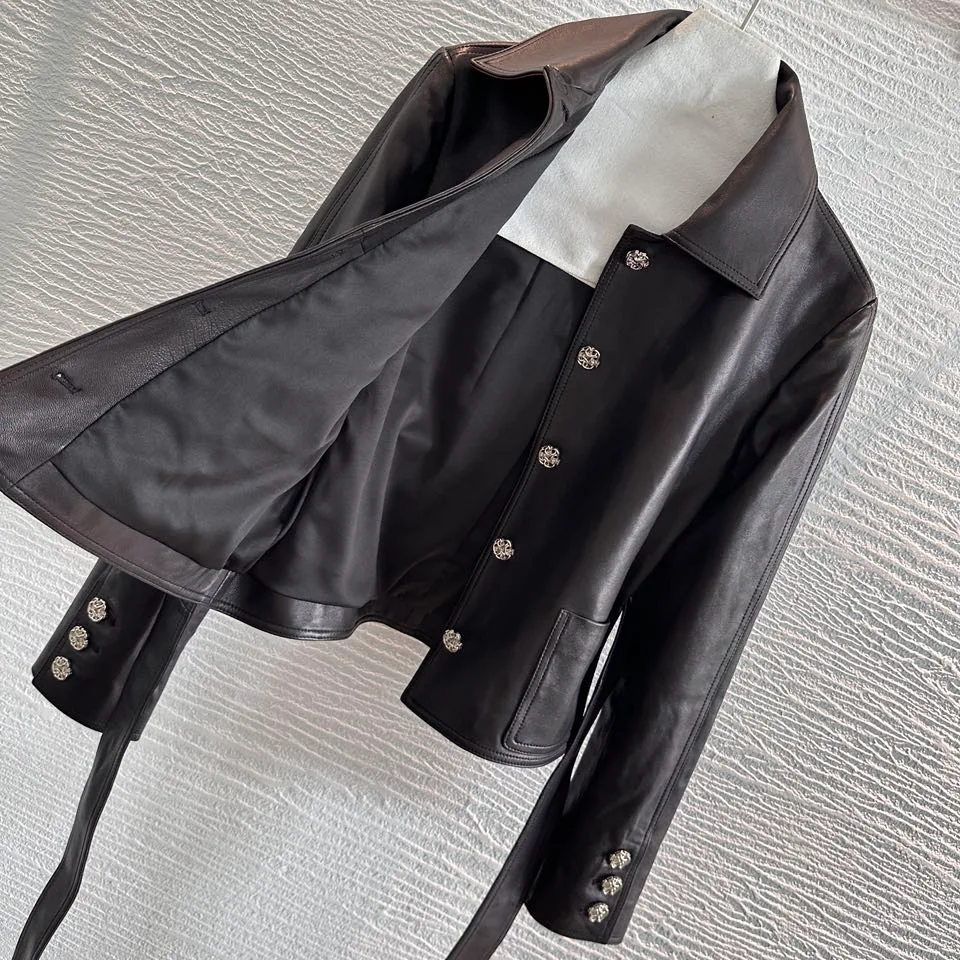 Women's Leather Jackets And Sheepskin Coats CHANEL 18497459