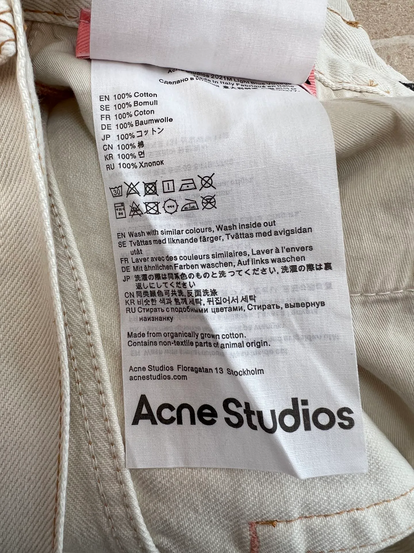 Men's Jeans ACNE STUDIOS 17917013