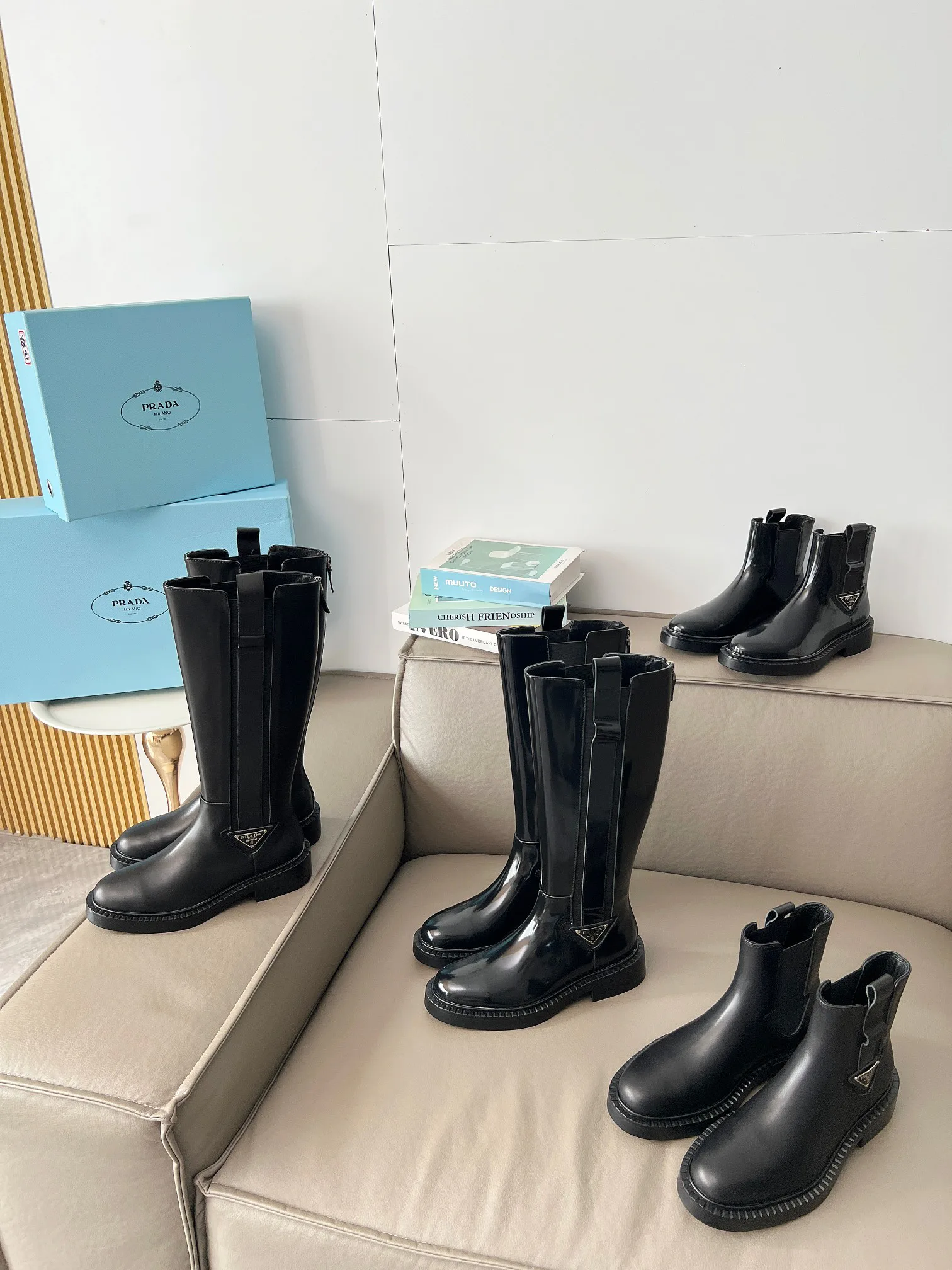 Women's Boots PRADA 17957429