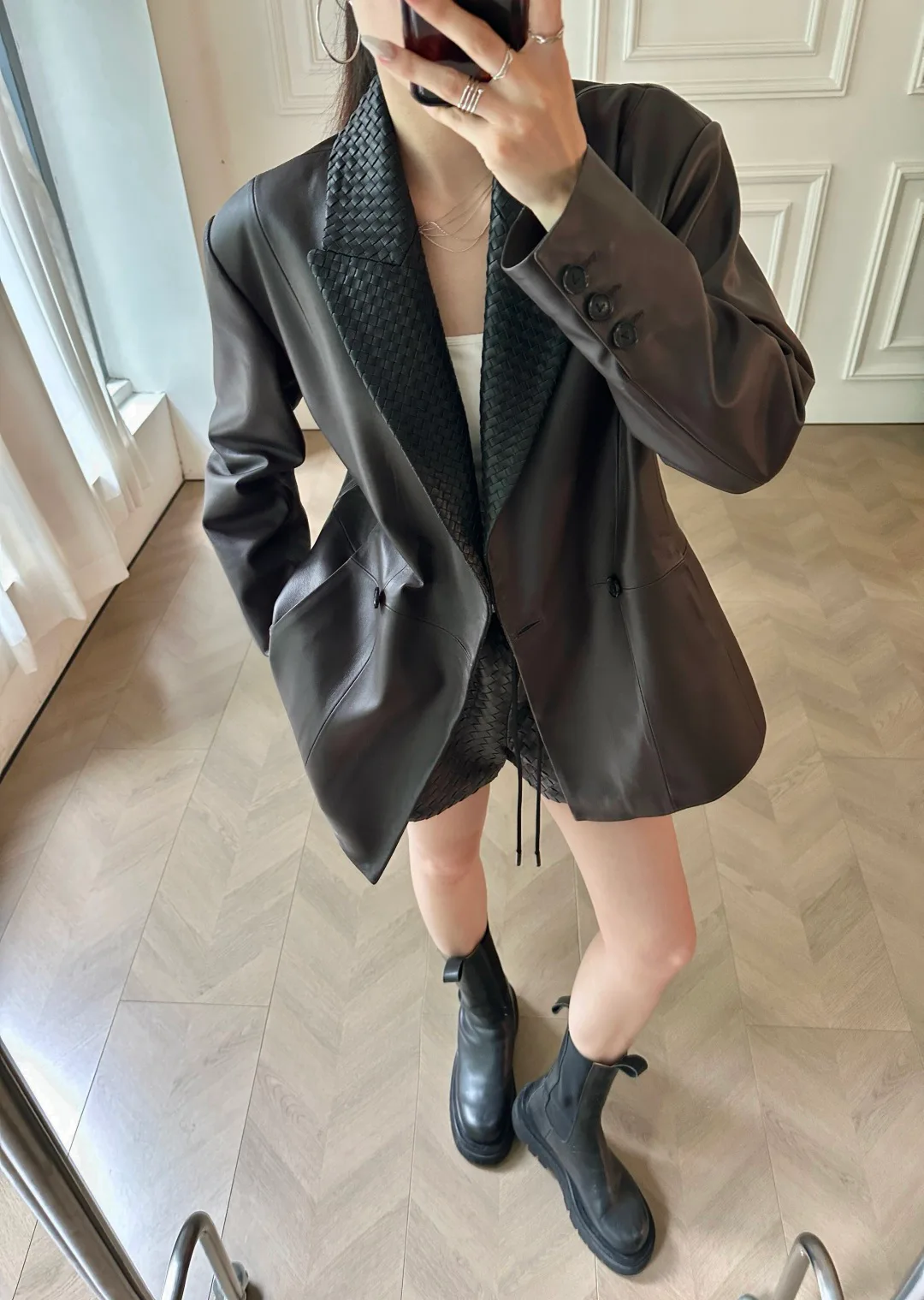 Women's Leather Jackets And Sheepskin Coats BOTTEGA VENETA 18200627