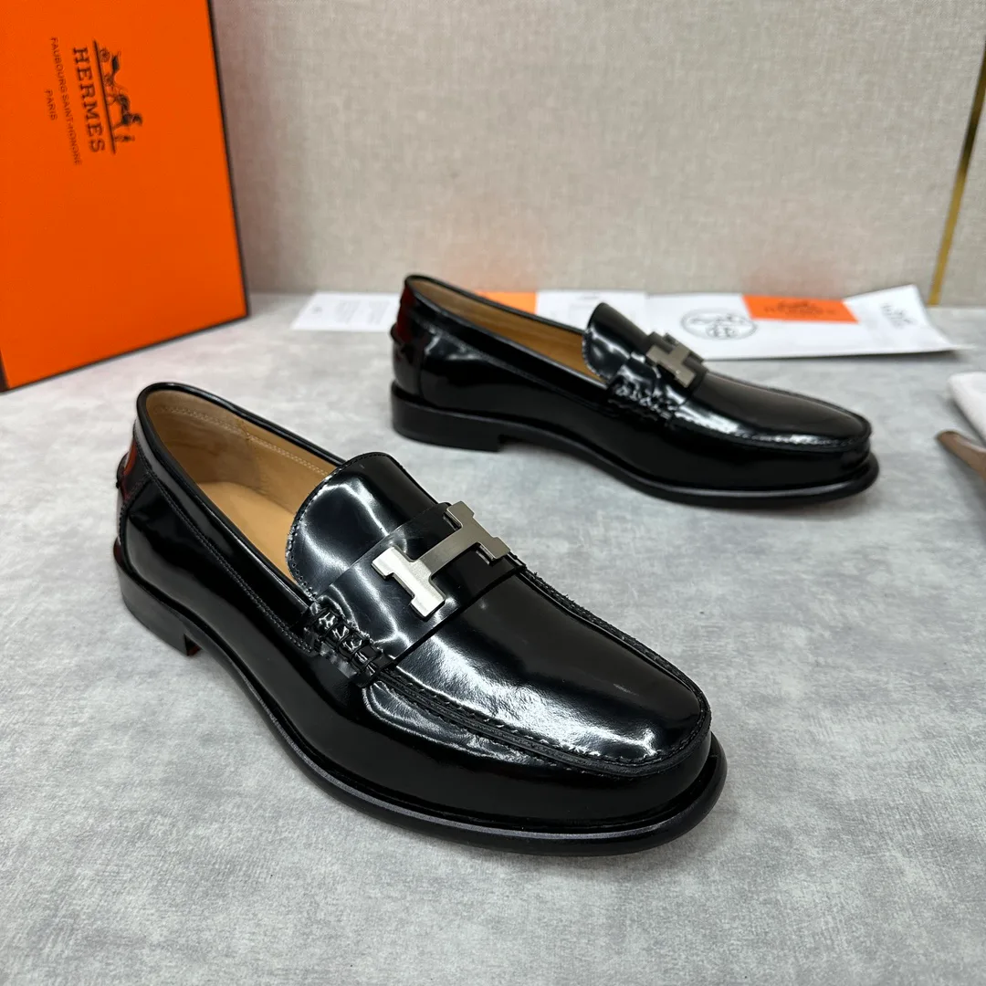 Men's Loafers And Dress Shoes HERMES 18397515