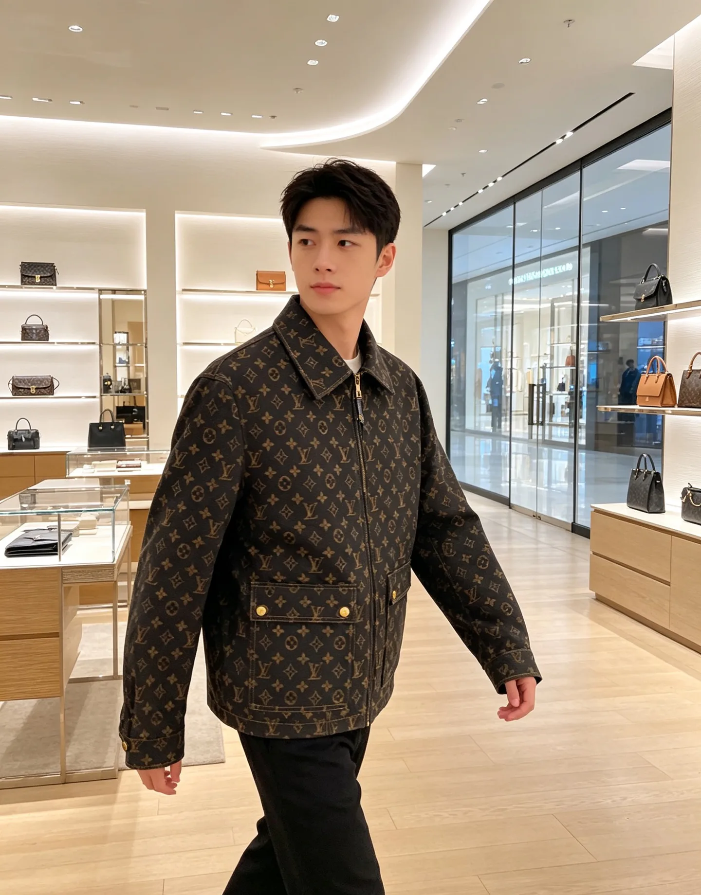 Куртки И Пуховики Мужские Louis Vuitton 18609374