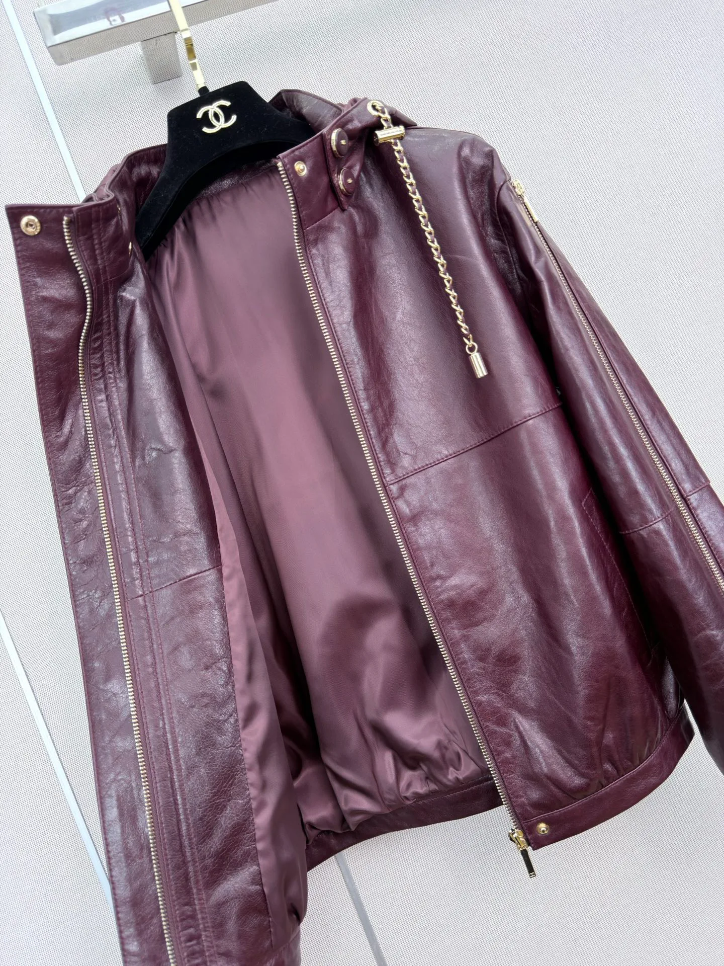 Women's Leather Jackets And Sheepskin Coats CHANEL 18439394