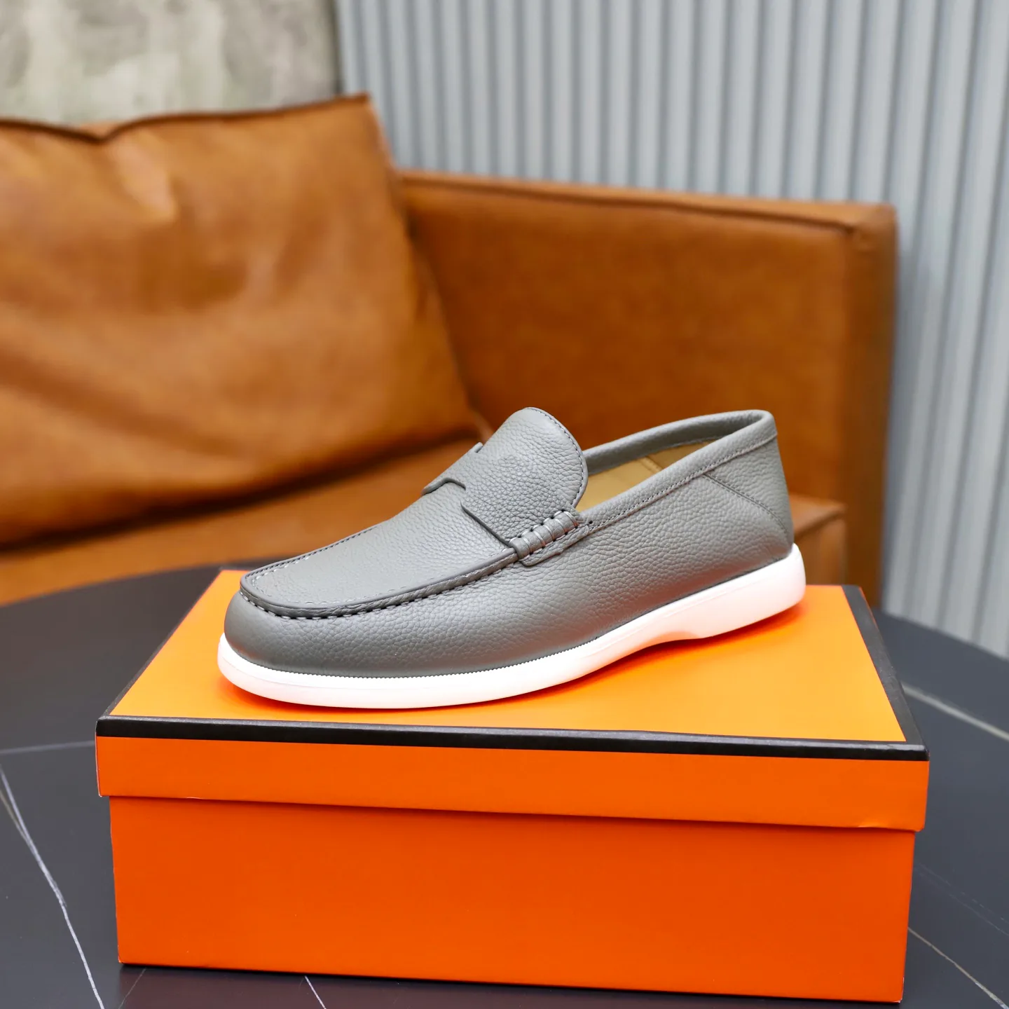 Men's Loafers And Dress Shoes HERMES 18103081