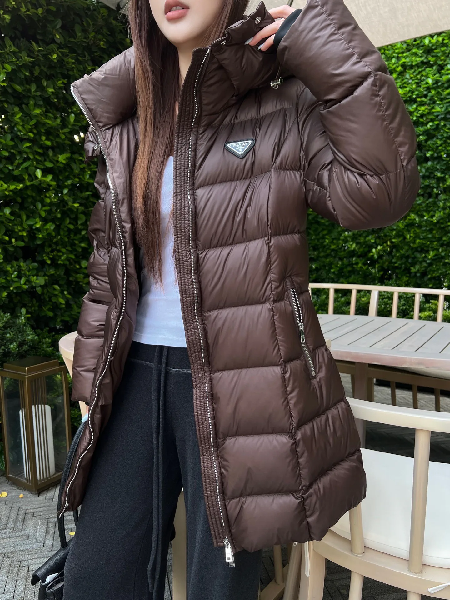 Куртки И Пуховики Женские Prada 18576958