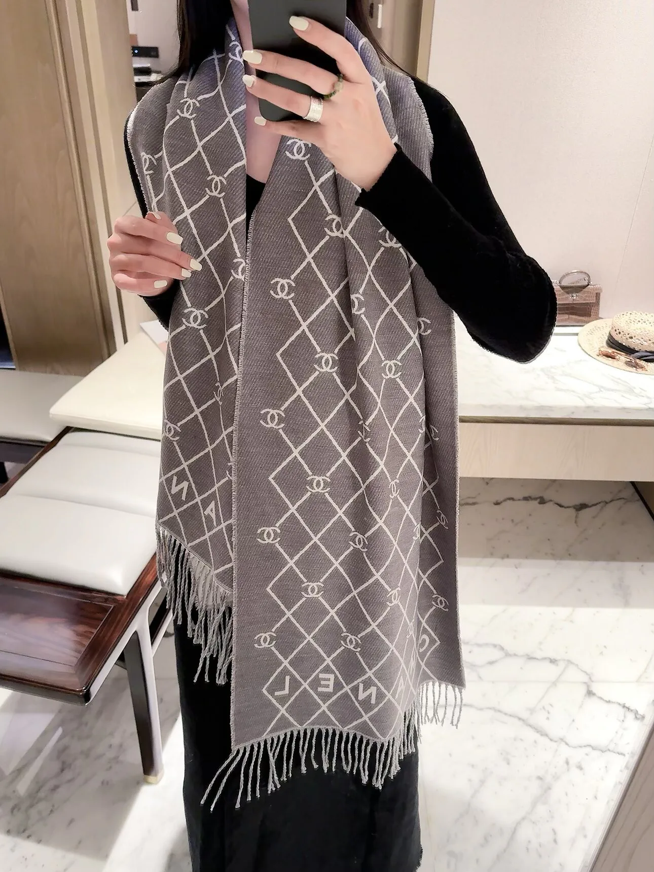 Scarves CHANEL 18377547