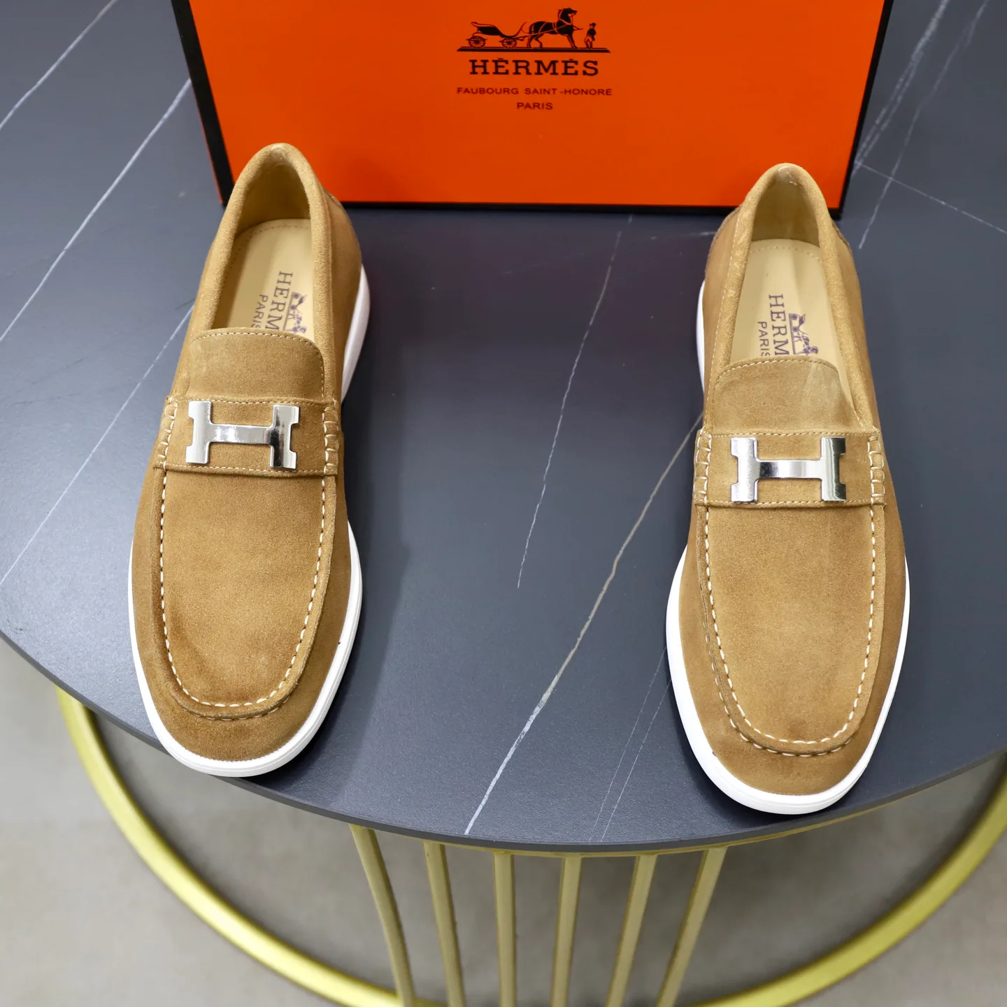 Men's Loafers And Dress Shoes HERMES 17911021