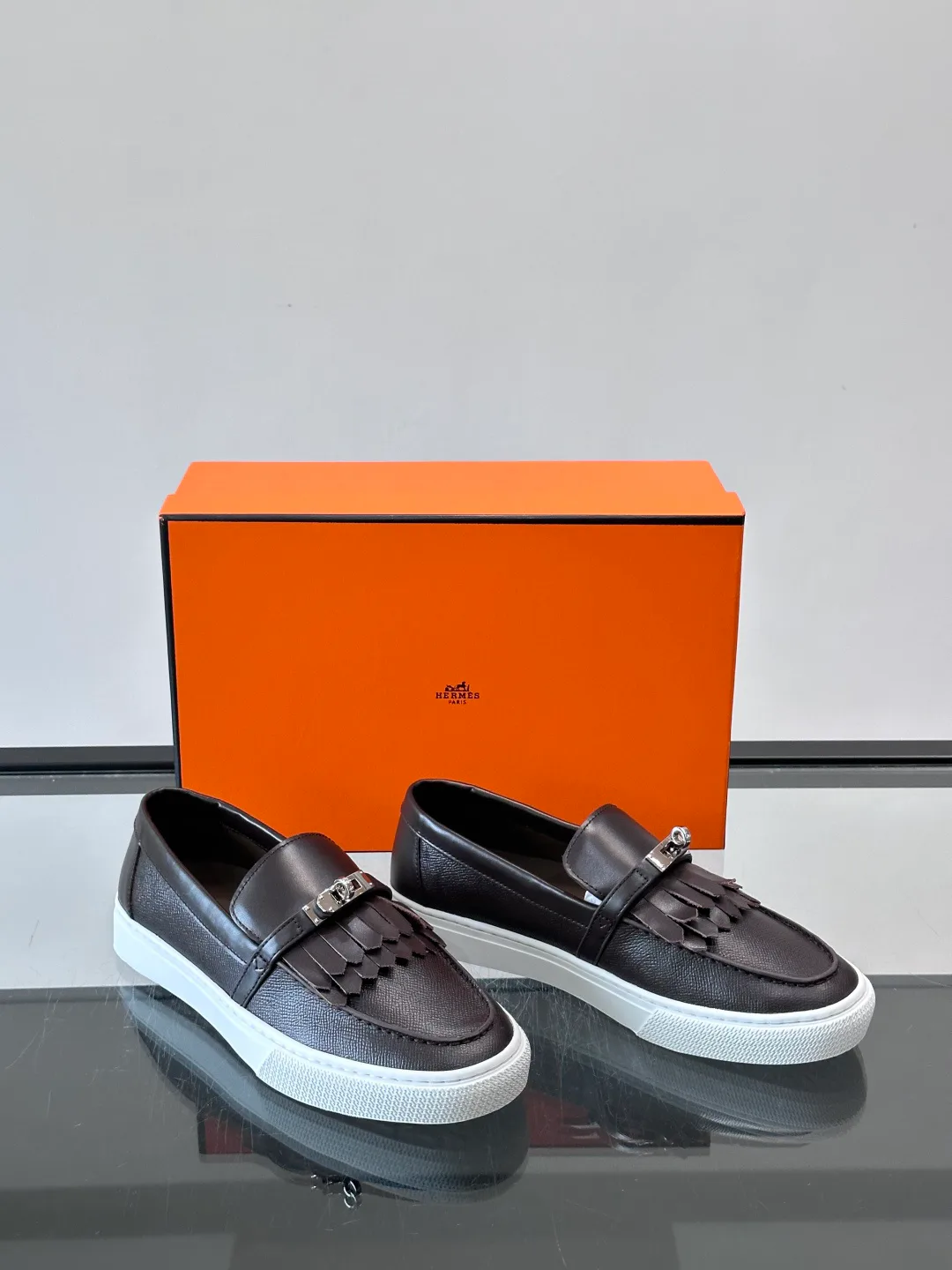 Men's Loafers And Dress Shoes HERMES 18350545