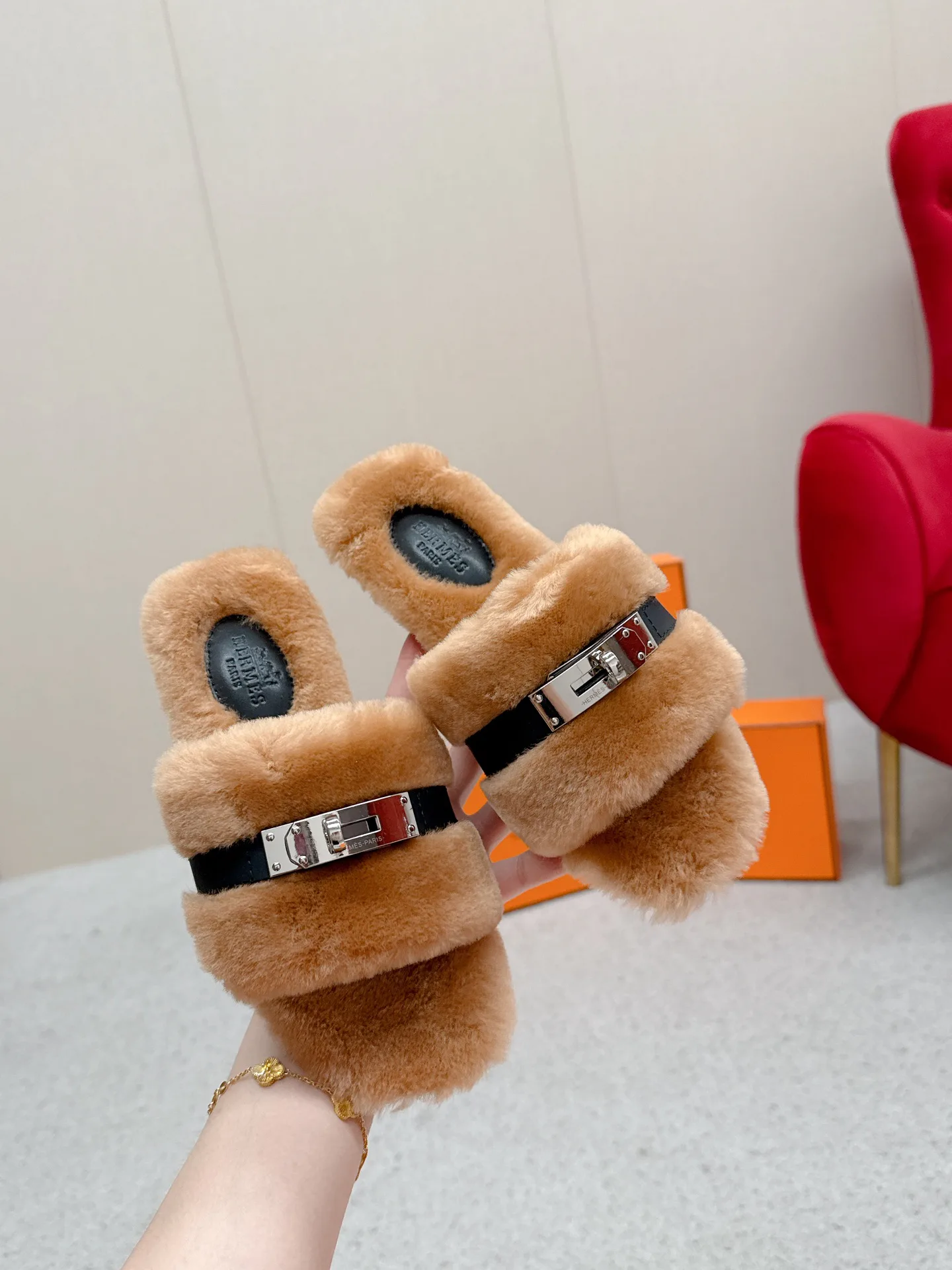 Women's Slippers HERMES 18235657