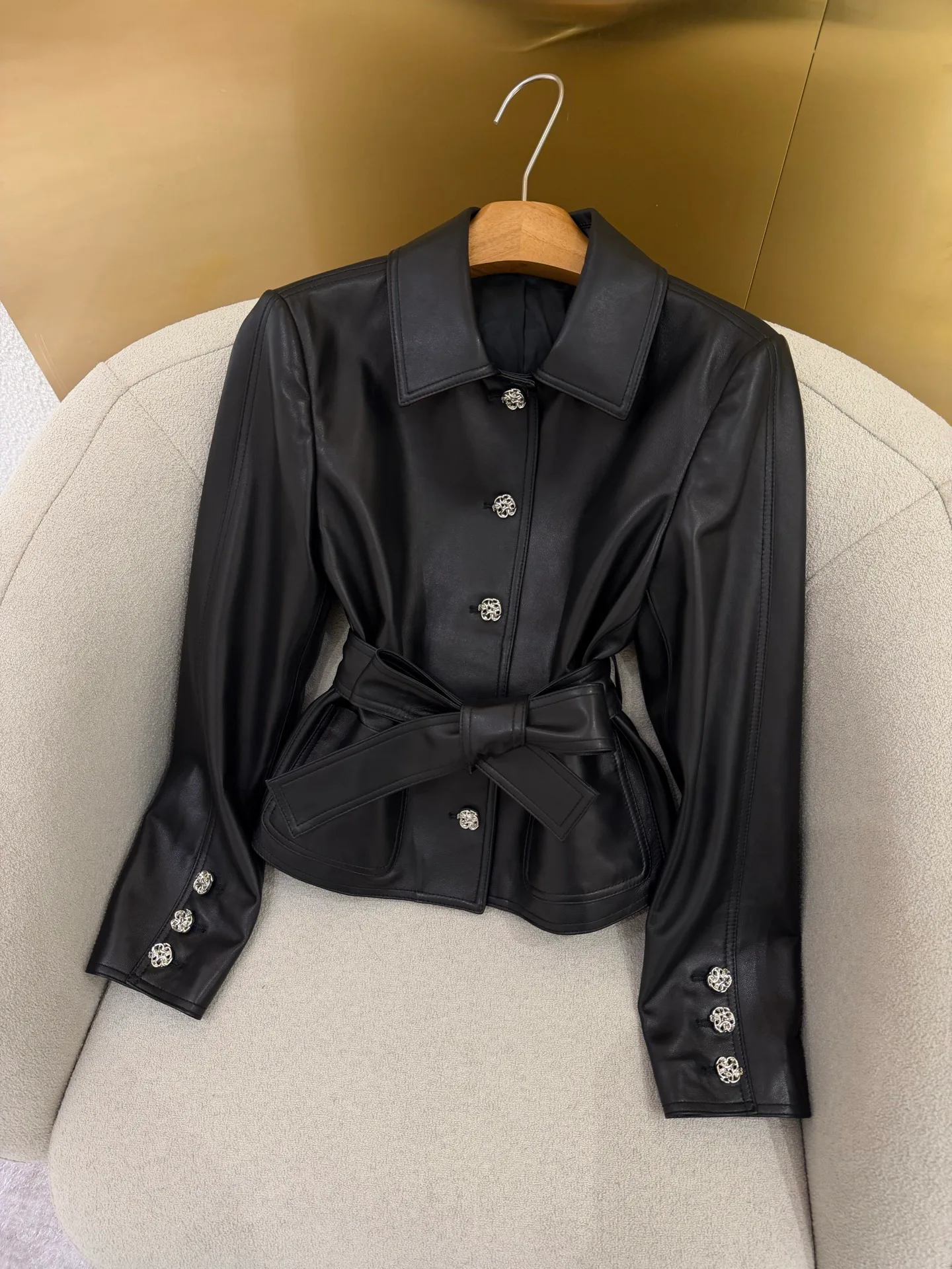 Women's Leather Jackets And Sheepskin Coats CHANEL 17802378