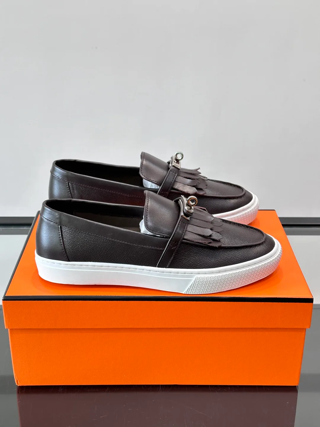 Men's Loafers And Dress Shoes HERMES 18350545