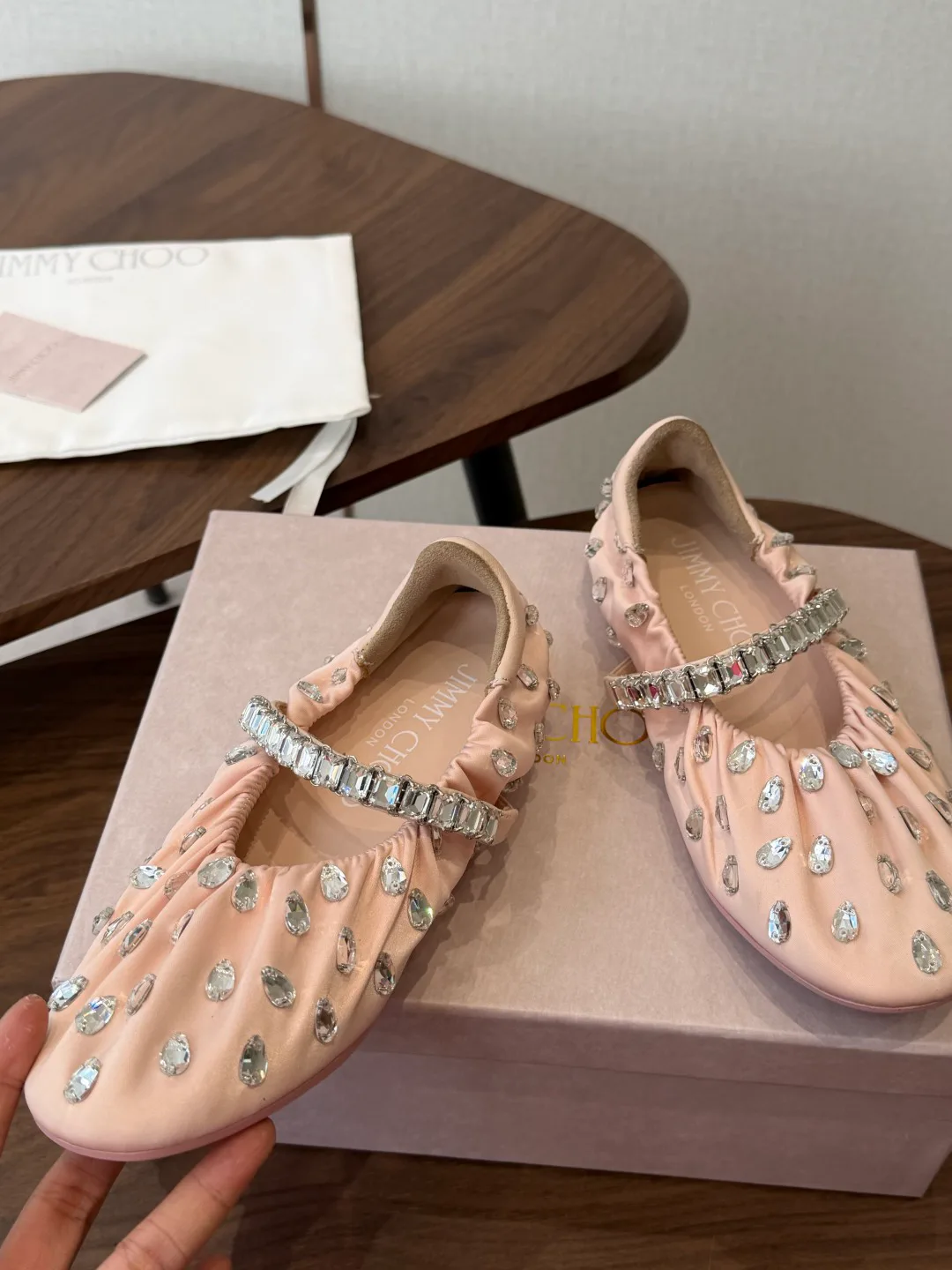 Women's Ballet Flats JIMMY CHOO 18258085