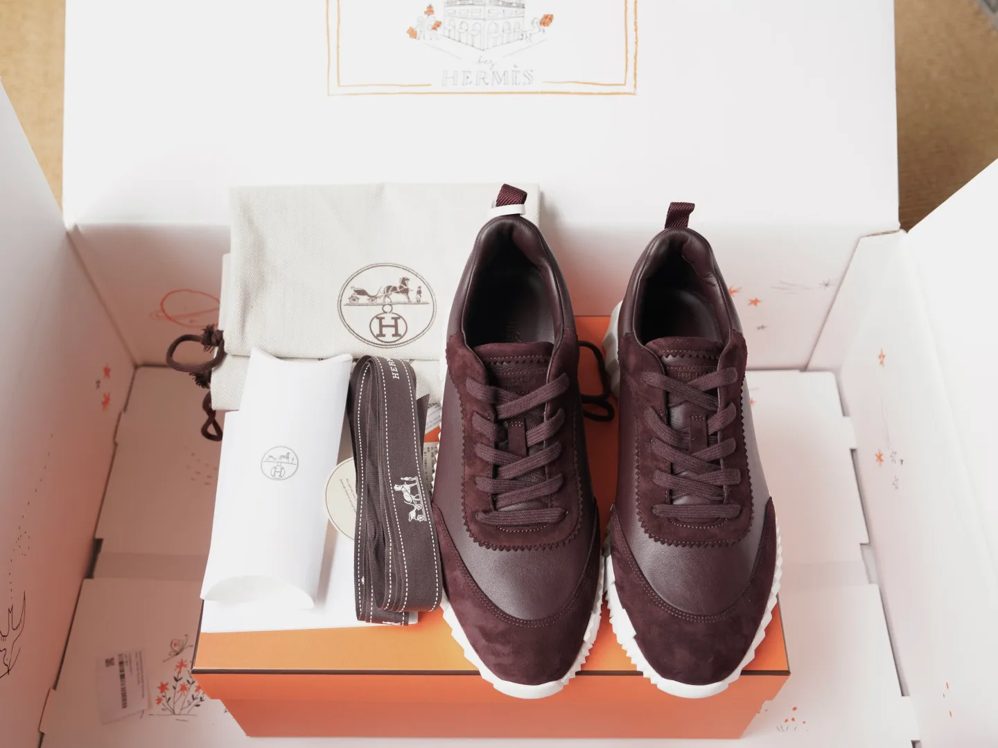 Men's Sneakers HERMES 18191638