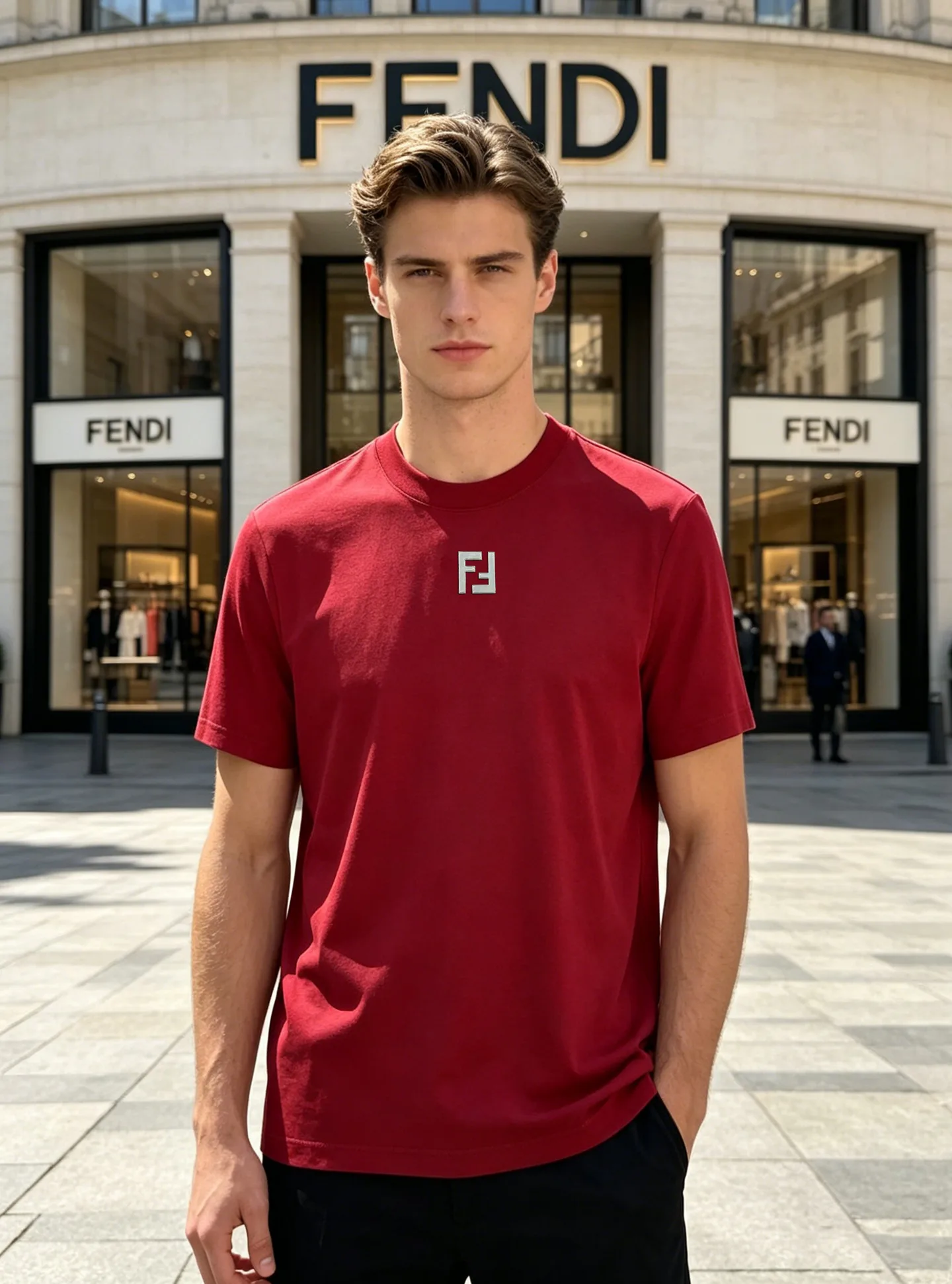 Men's T-Shirts FENDI 17099758