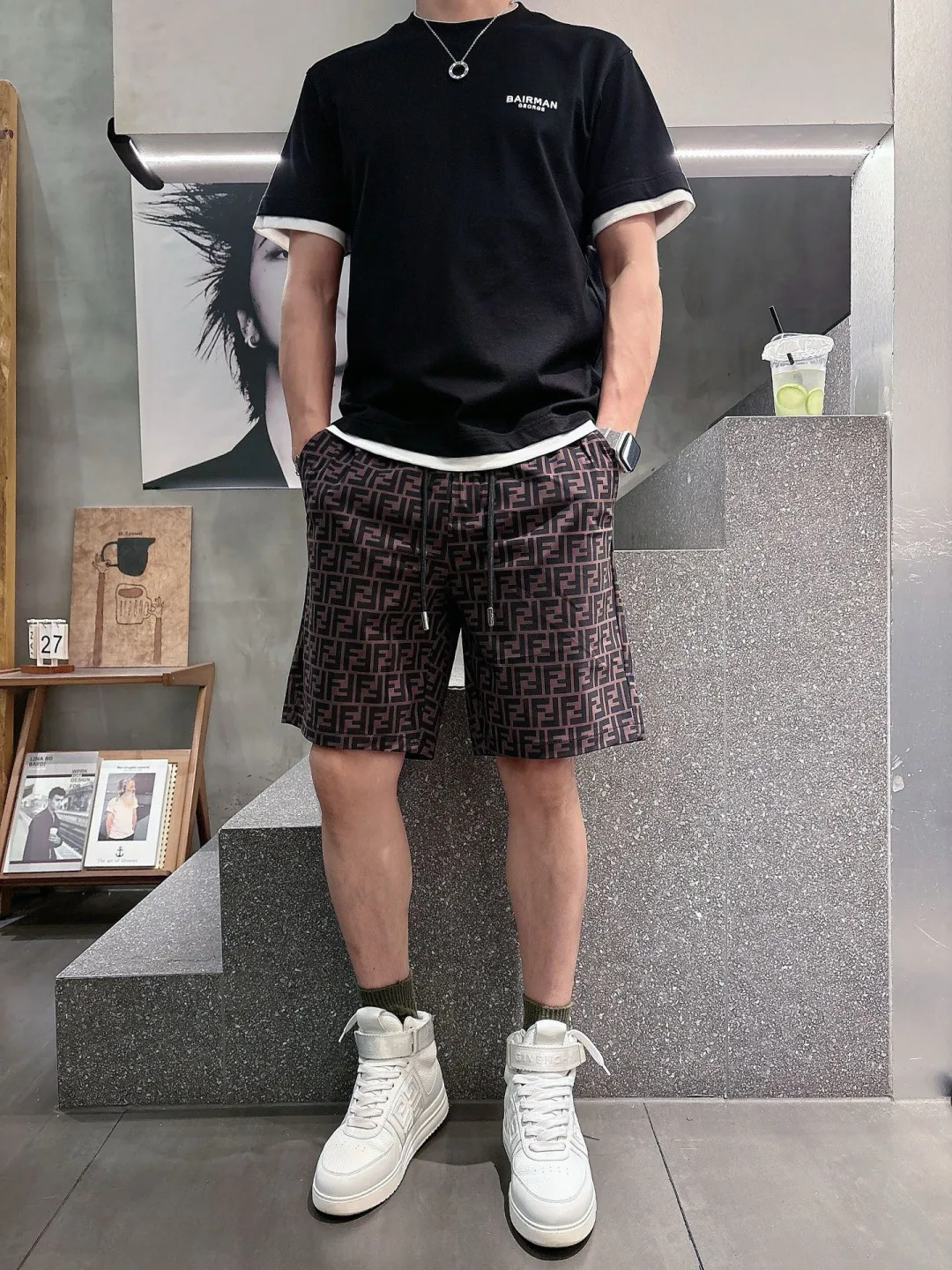 Men's Shorts FENDI 17468340
