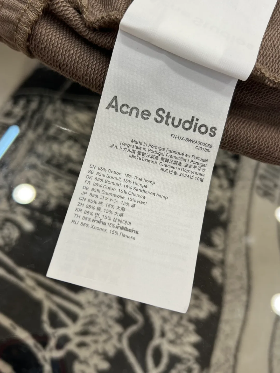 Men's Shorts ACNE STUDIOS 17480510