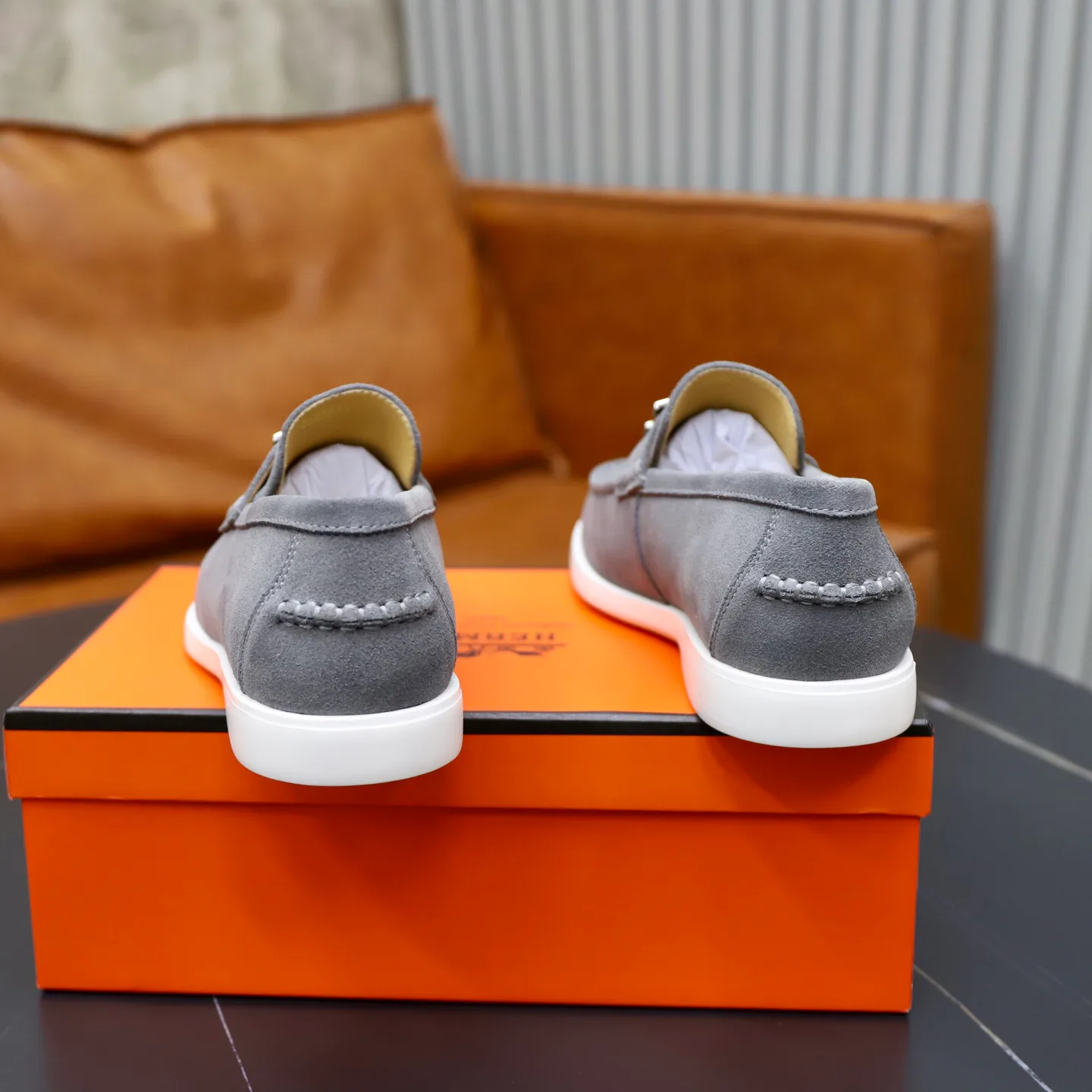 Men's Loafers And Dress Shoes HERMES 18103090