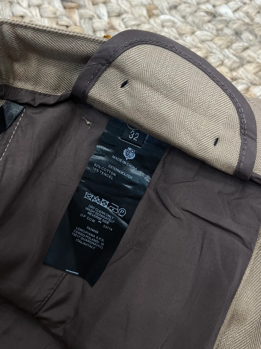 Men's Trousers LORO PIANA 17364910