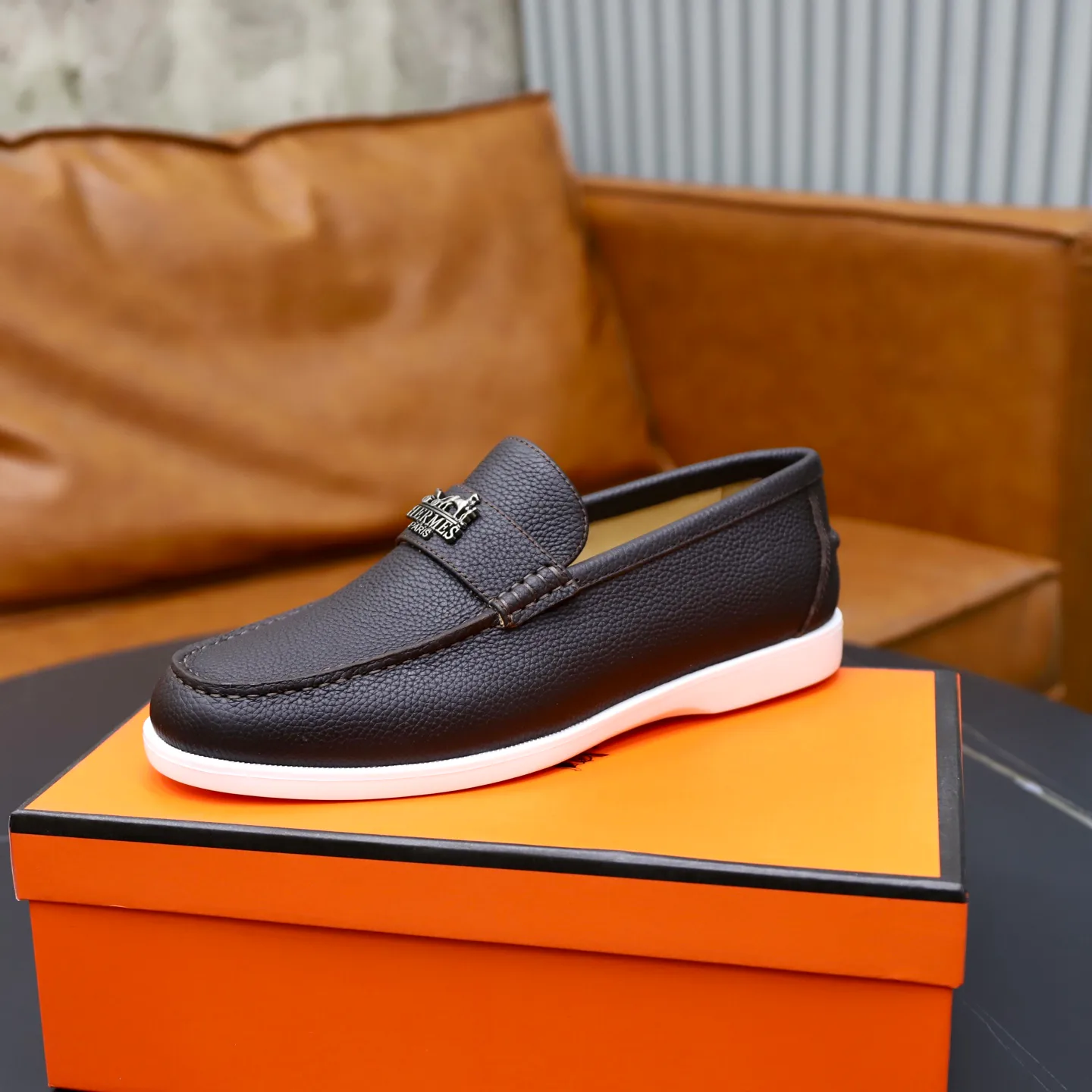 Men's Loafers And Dress Shoes HERMES 17911029