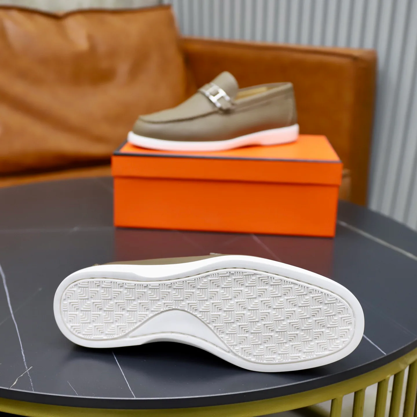 Men's Loafers And Dress Shoes HERMES 18103101