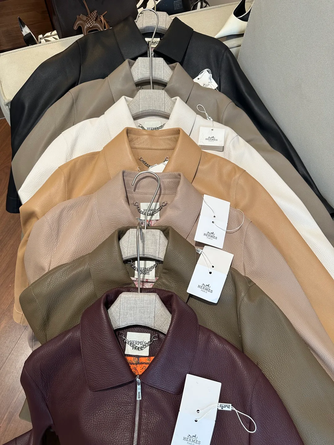 Women's Leather Jackets And Sheepskin Coats HERMES 18312605