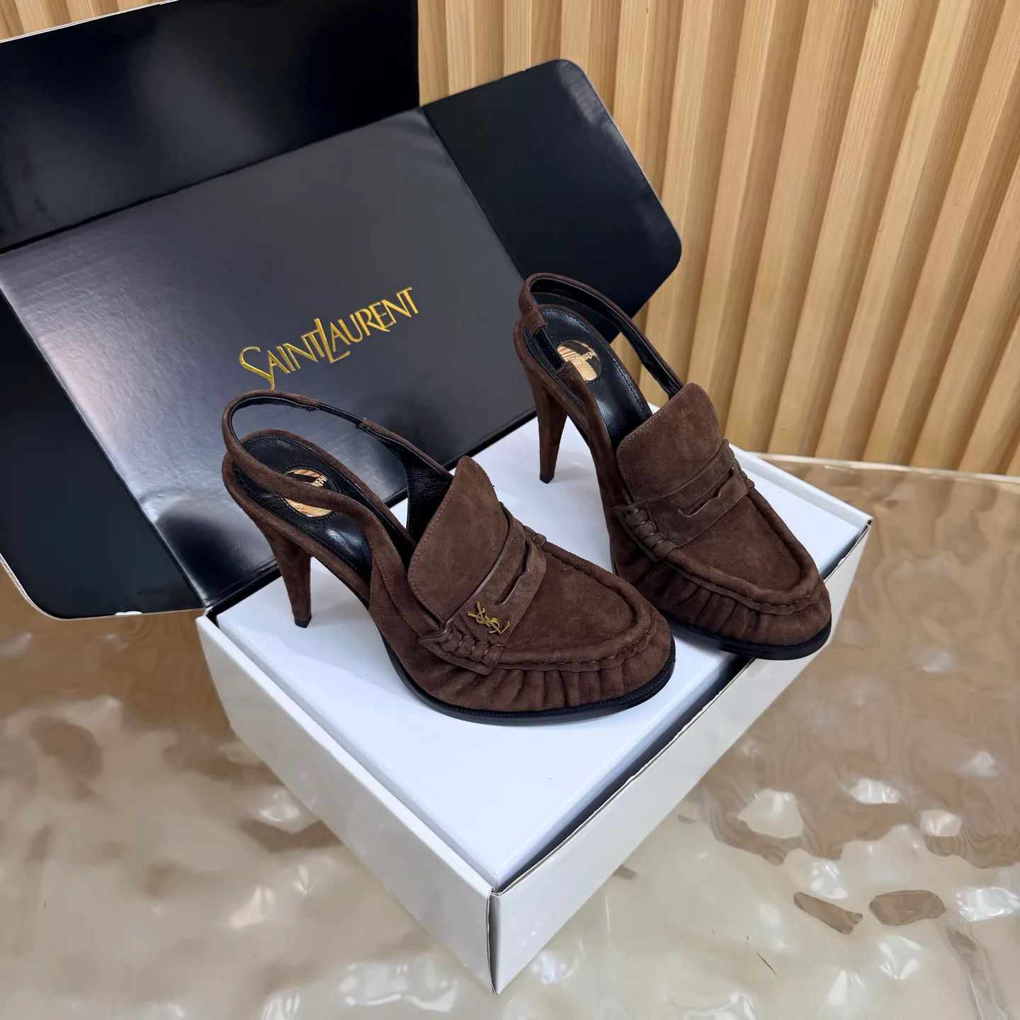Лоферы И Мокасины Женские Saint Laurent 18676024