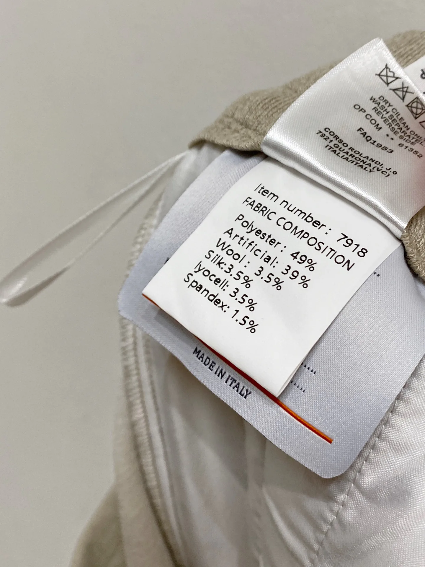 Men's Trousers LORO PIANA 18210223
