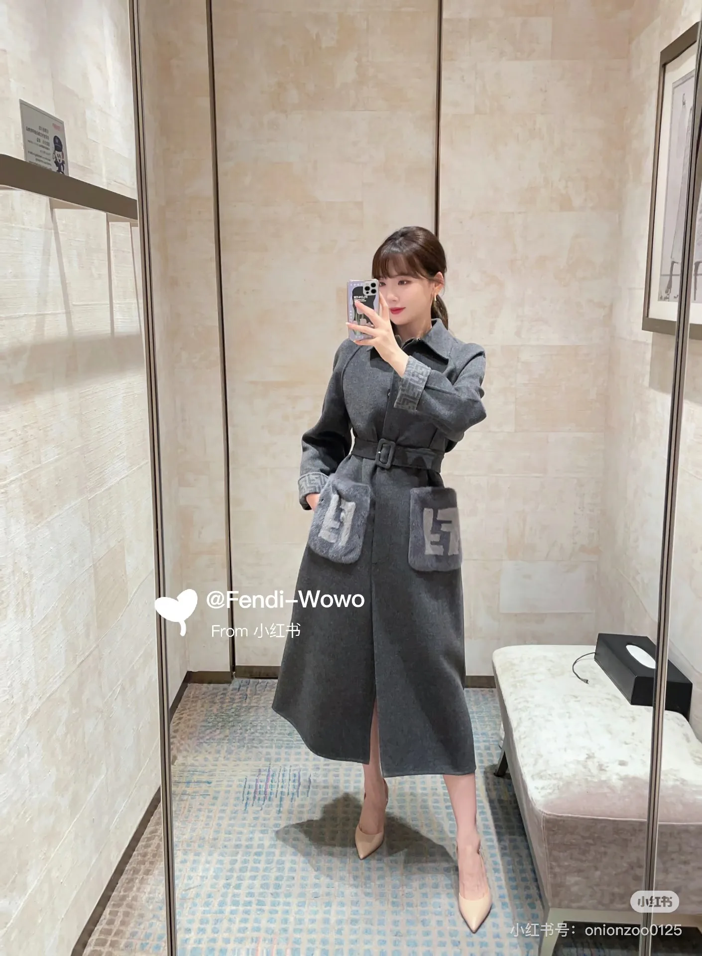 Women's Coats FENDI 17998885