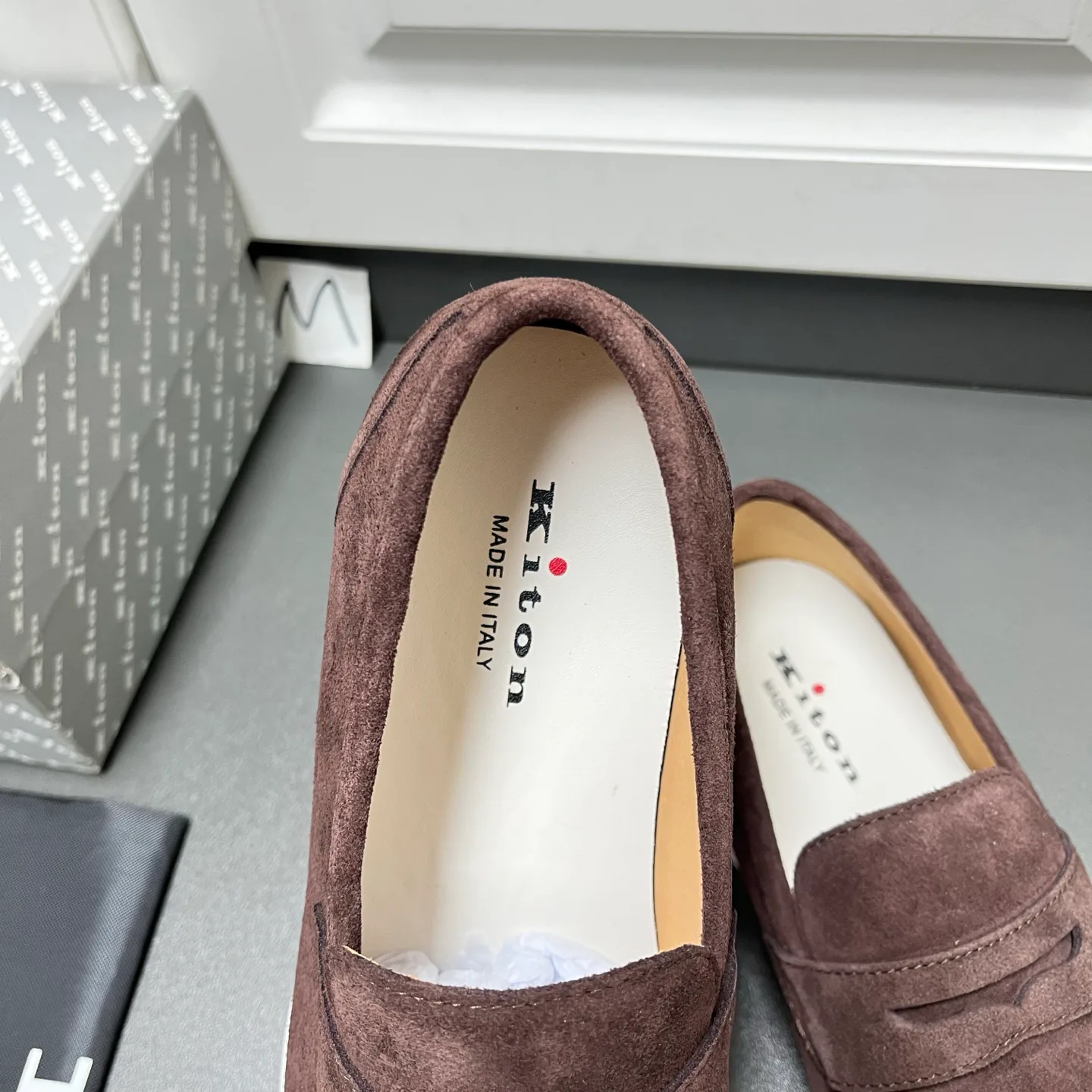 Men's Loafers And Dress Shoes KITON 17636589