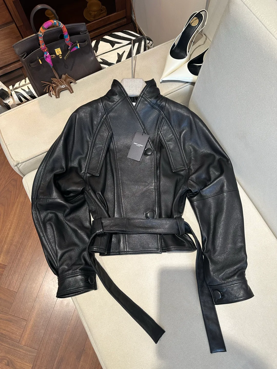 Women's Leather Jackets And Sheepskin Coats SAINT LAURENT 18040798