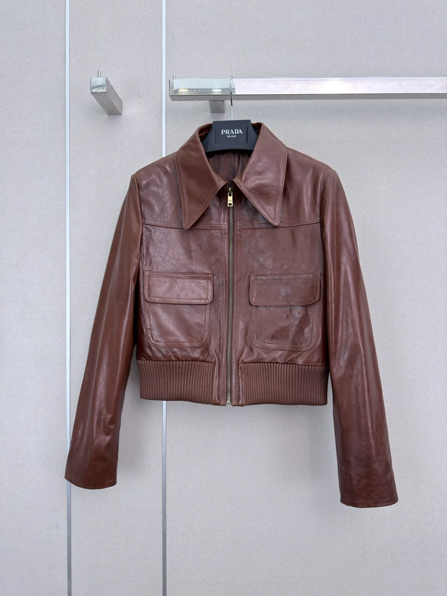Women's Leather Jackets And Sheepskin Coats PRADA 18535546