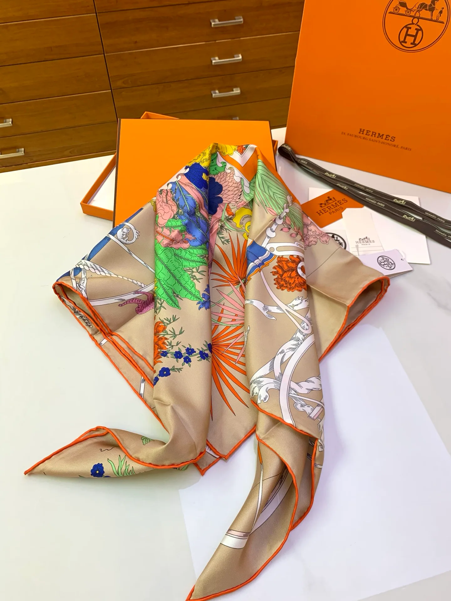 Silk Scarves HERMES 18040262