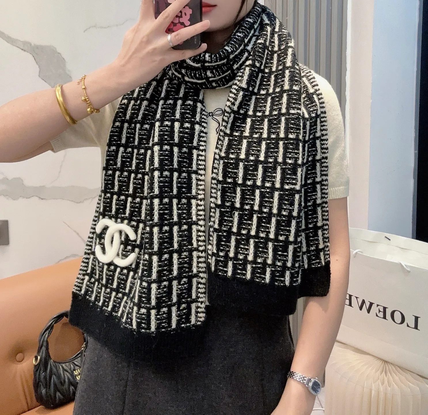 Scarves CHANEL 18105435