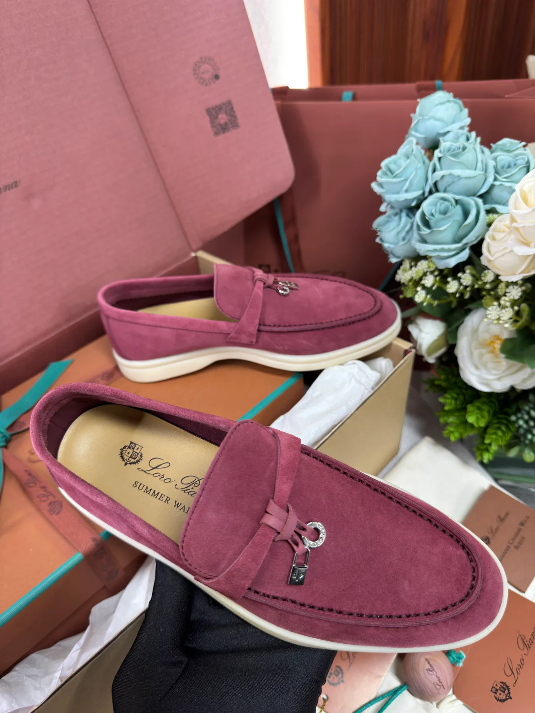 Men's Loafers And Dress Shoes LORO PIANA 18101756