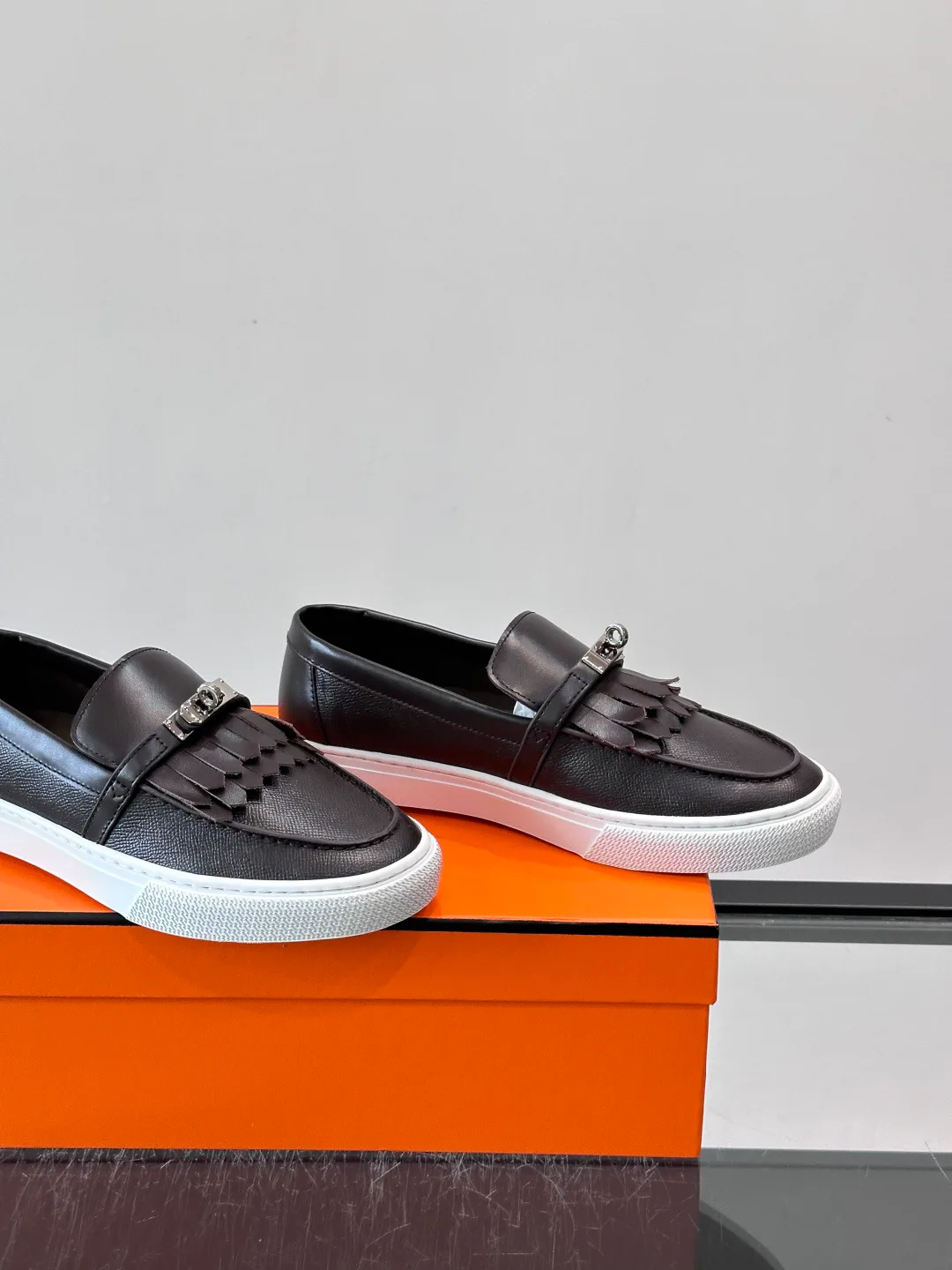 Men's Loafers And Dress Shoes HERMES 18350545