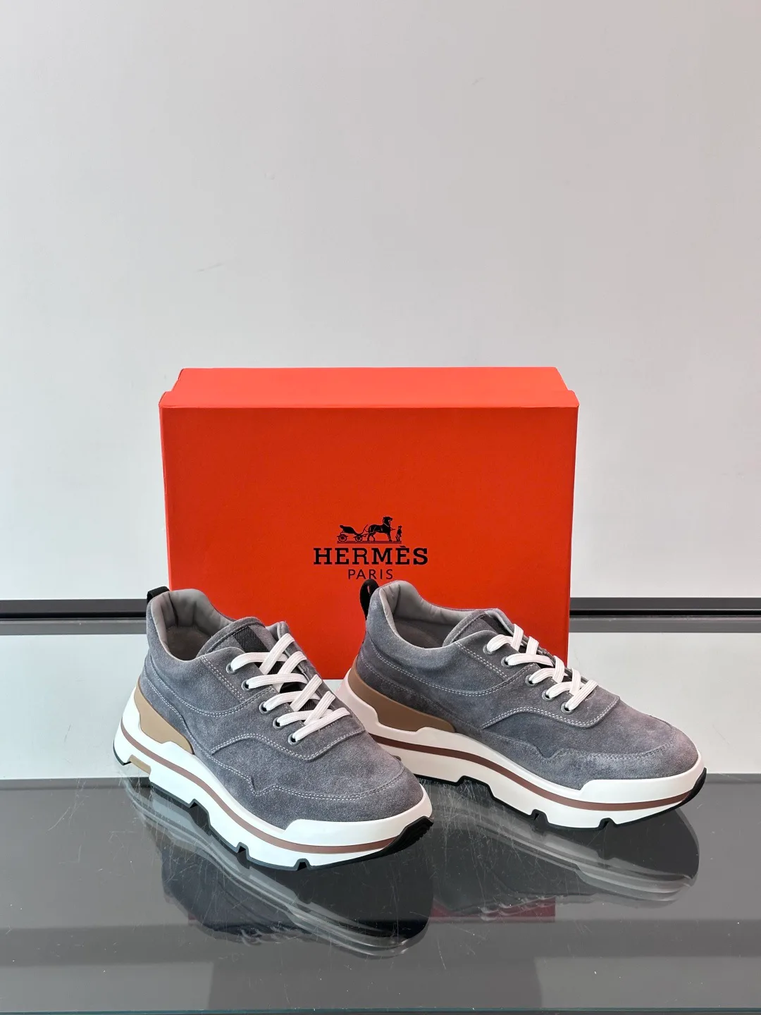 Men's Sneakers HERMES 18500618
