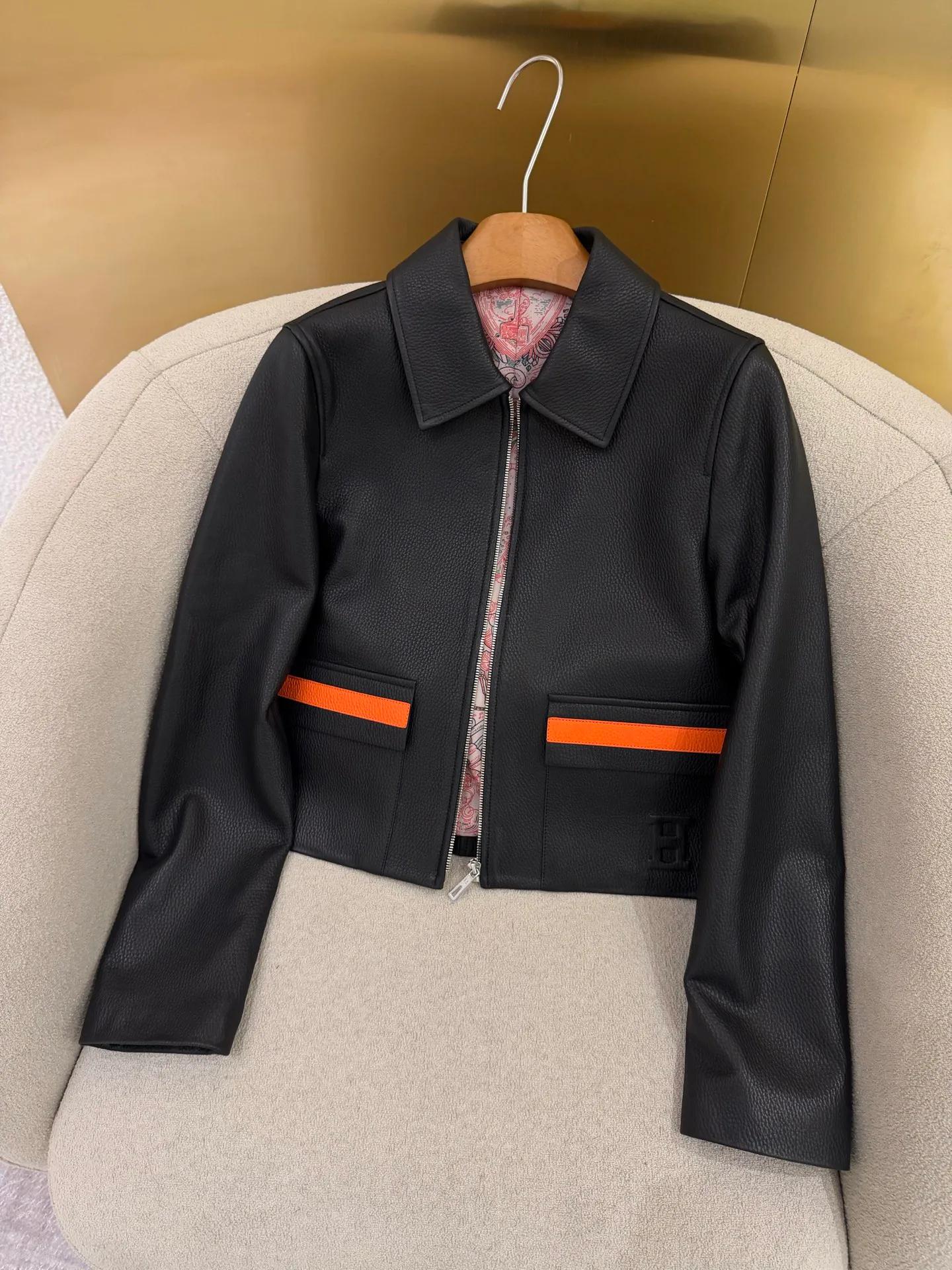 Women's Leather Jackets And Sheepskin Coats HERMES 17834187