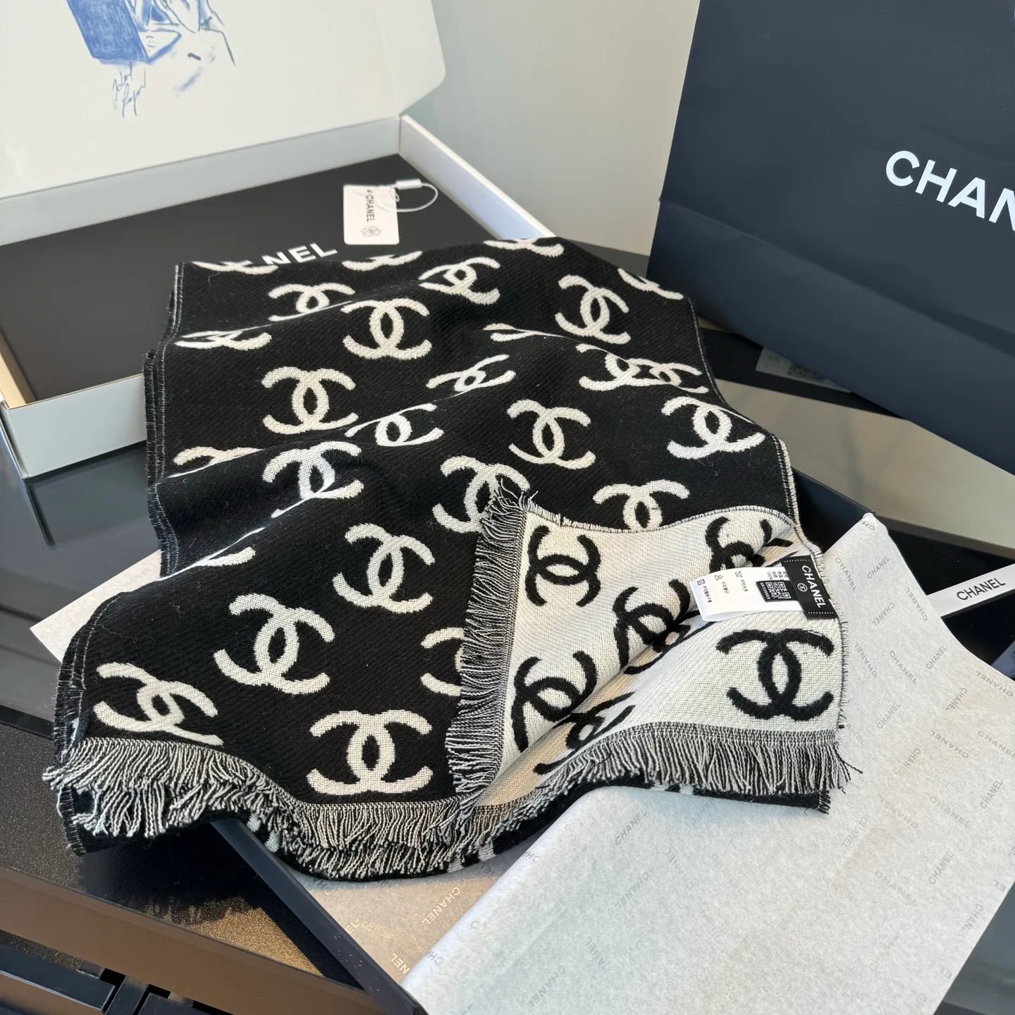 Scarves CHANEL 18104902