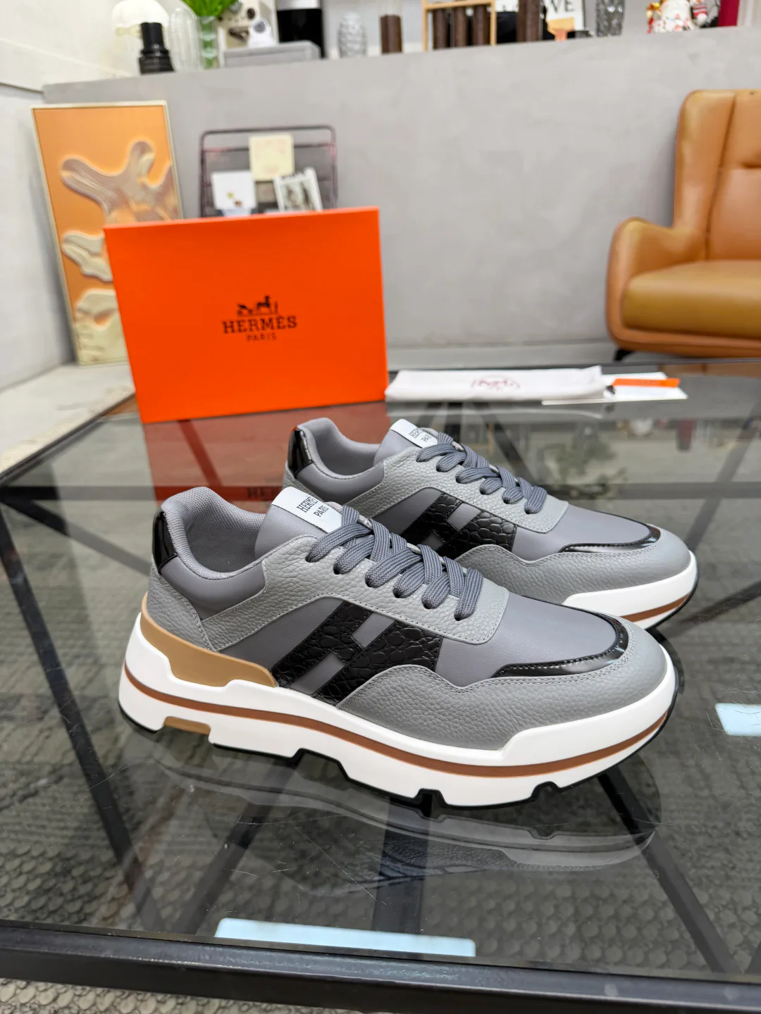 Men's Sneakers HERMES 17950864
