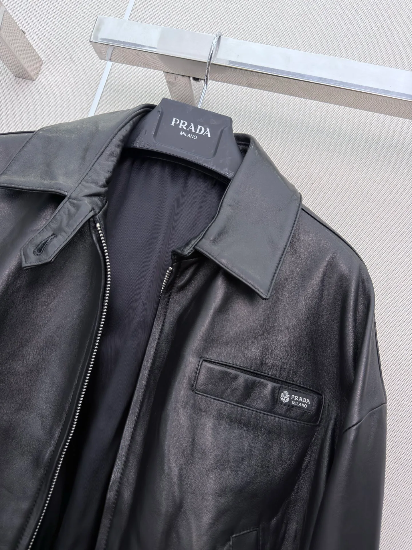 Women's Leather Jackets And Sheepskin Coats PRADA 18506463
