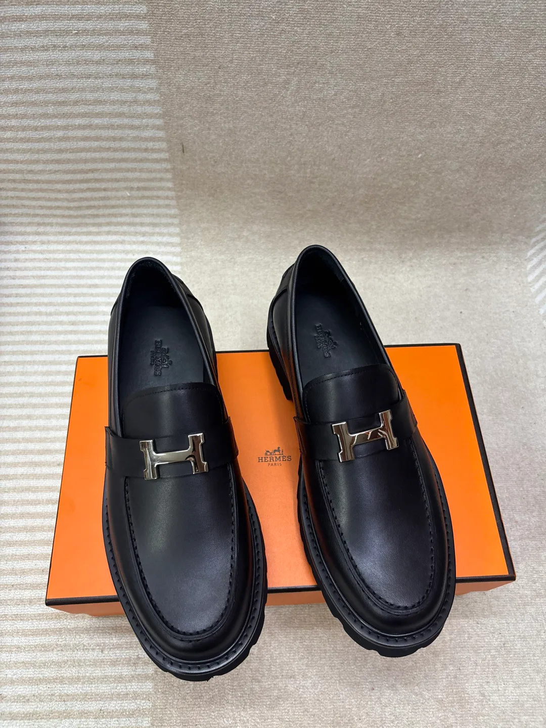 Men's Loafers And Dress Shoes HERMES 18126929