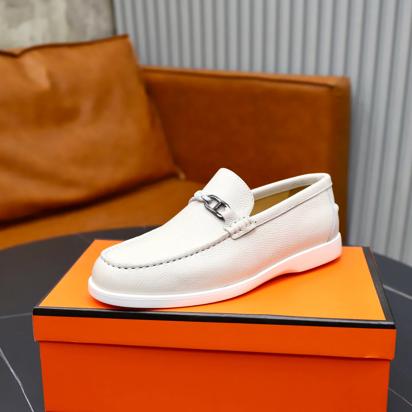 Men's Loafers And Dress Shoes HERMES 18103083