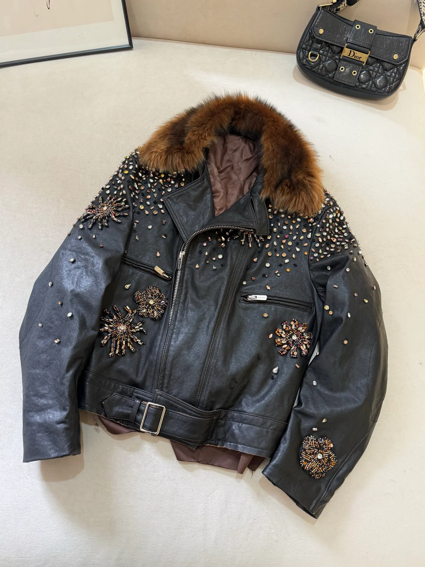 Women's Leather Jackets And Sheepskin Coats MIU MIU 18151046