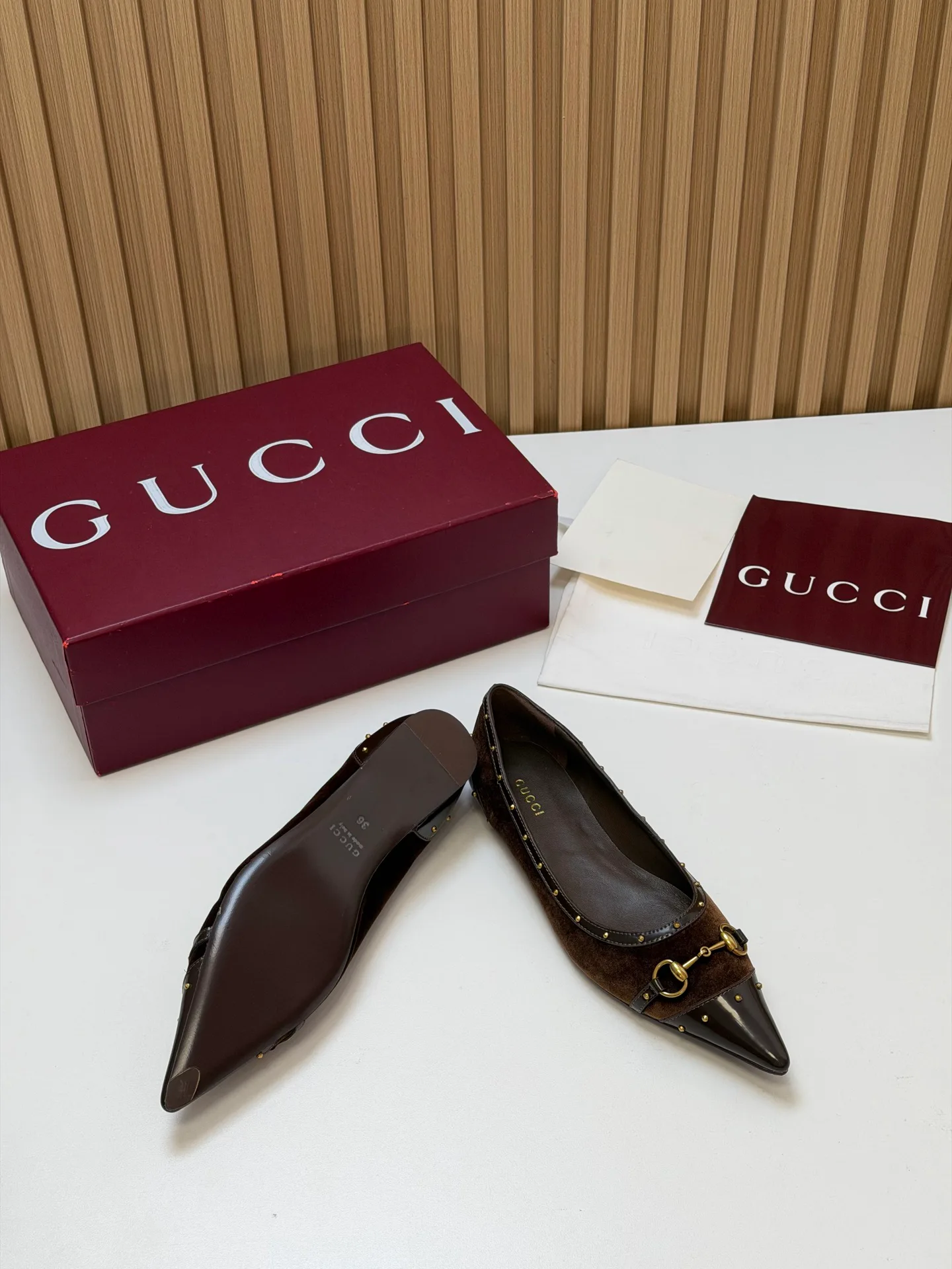 Women's Ballet Flats GUCCI 17631704