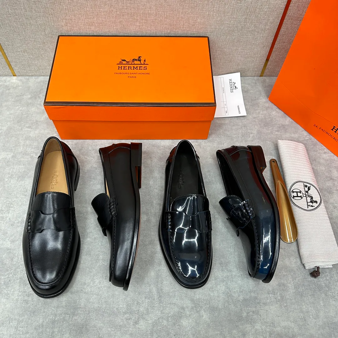 Men's Loafers And Dress Shoes HERMES 18397508