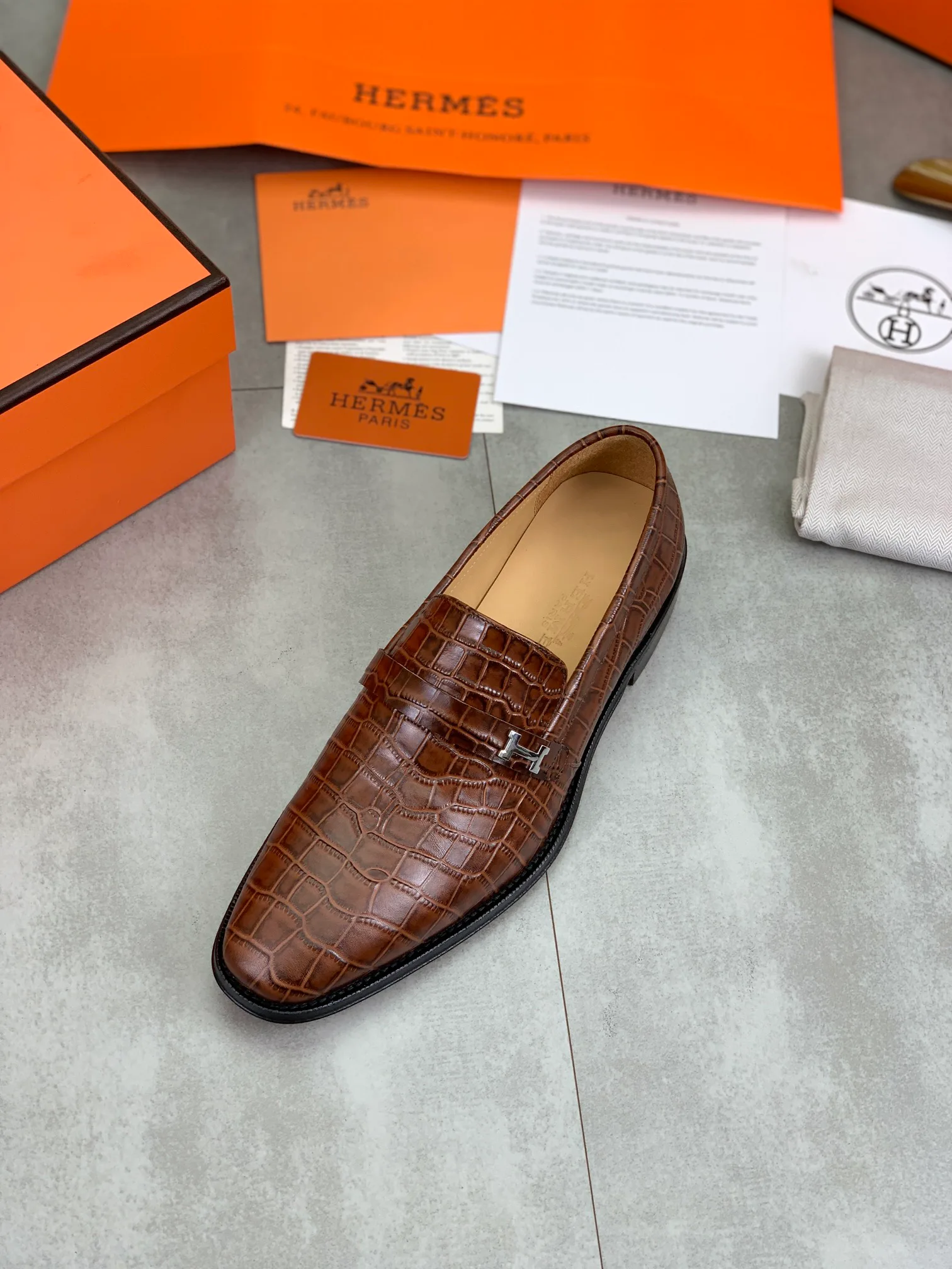 Men's Loafers And Dress Shoes HERMES 17745667