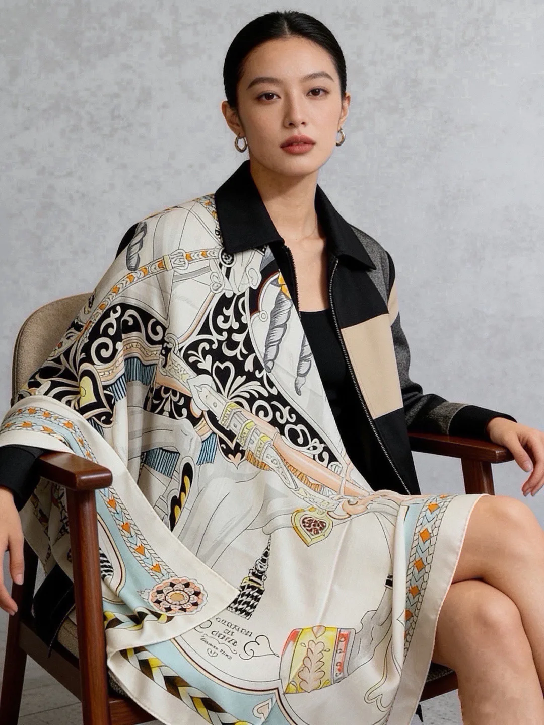 Silk Scarves HERMES 18222554