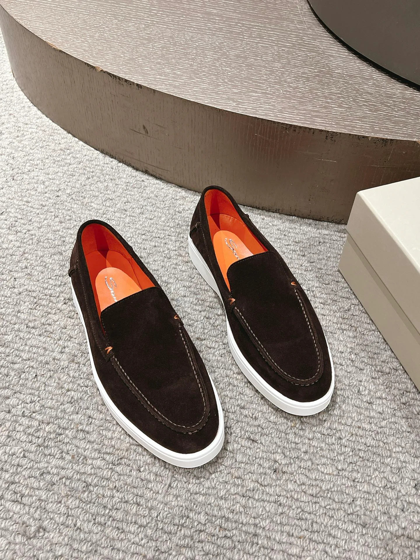 Men's Loafers And Dress Shoes SANTONI 17409253